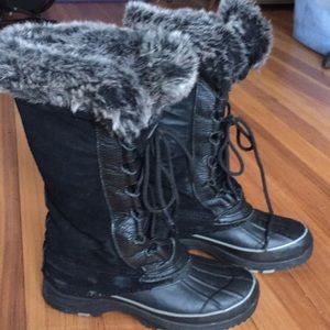 winter boots KHOMBU lined snow boots